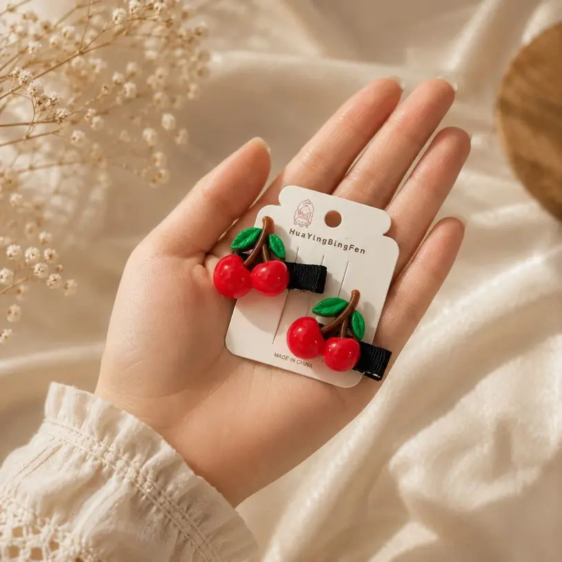 m22 (2) گیره مو گیلاسی - تصویر 1